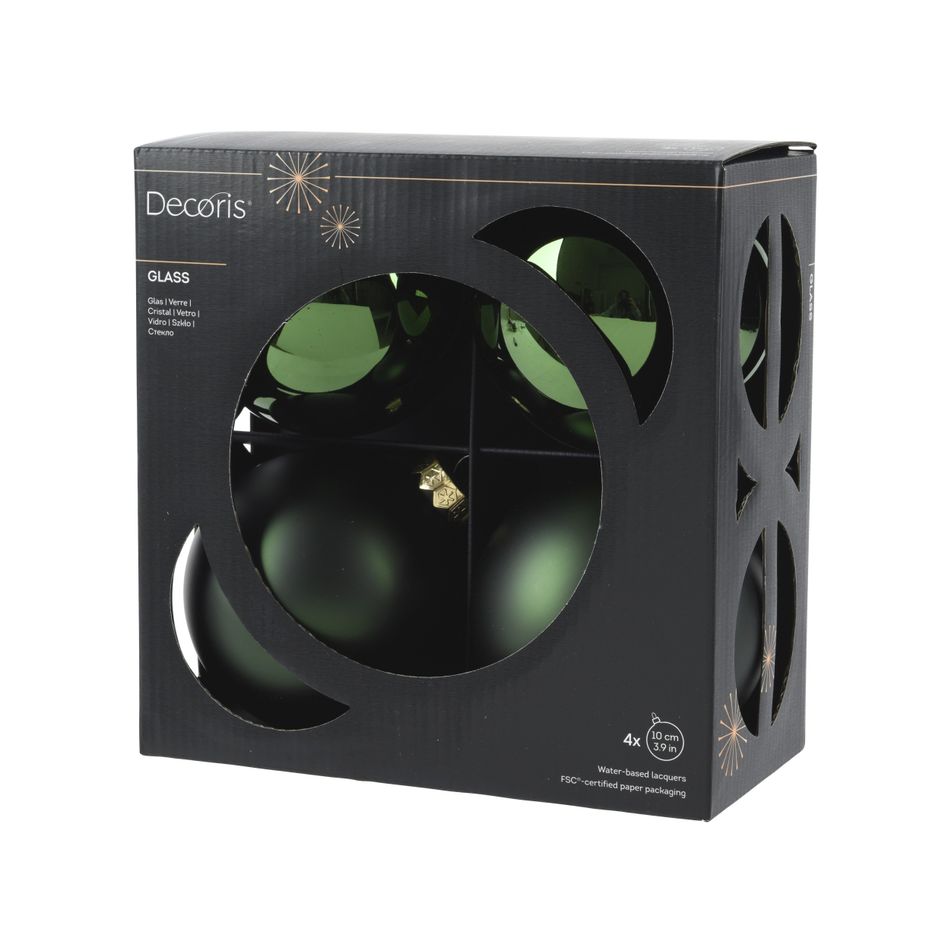sfere-di-vetro-10cm-verde-in-box-4pz