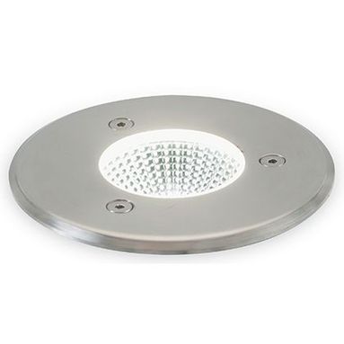 CALPESTABILE LED 3W DIAM 10 (TEXAS) ACCIAIO