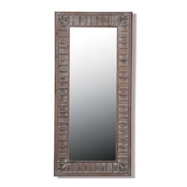 SPECCHIO 81XH171CM CON CORNICE IN LEGNO
