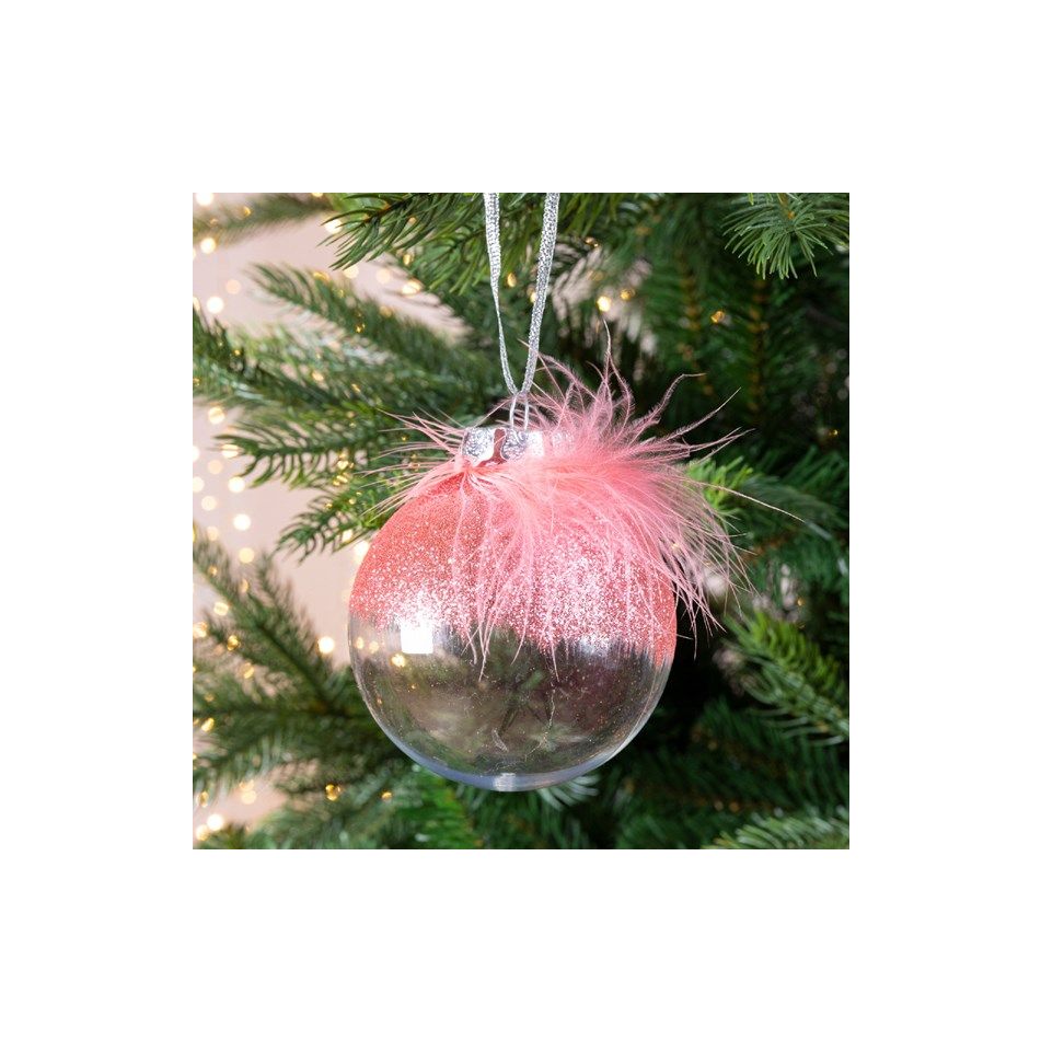 sfera-natalizia-rosa-8cm-con-glitter-e-piume