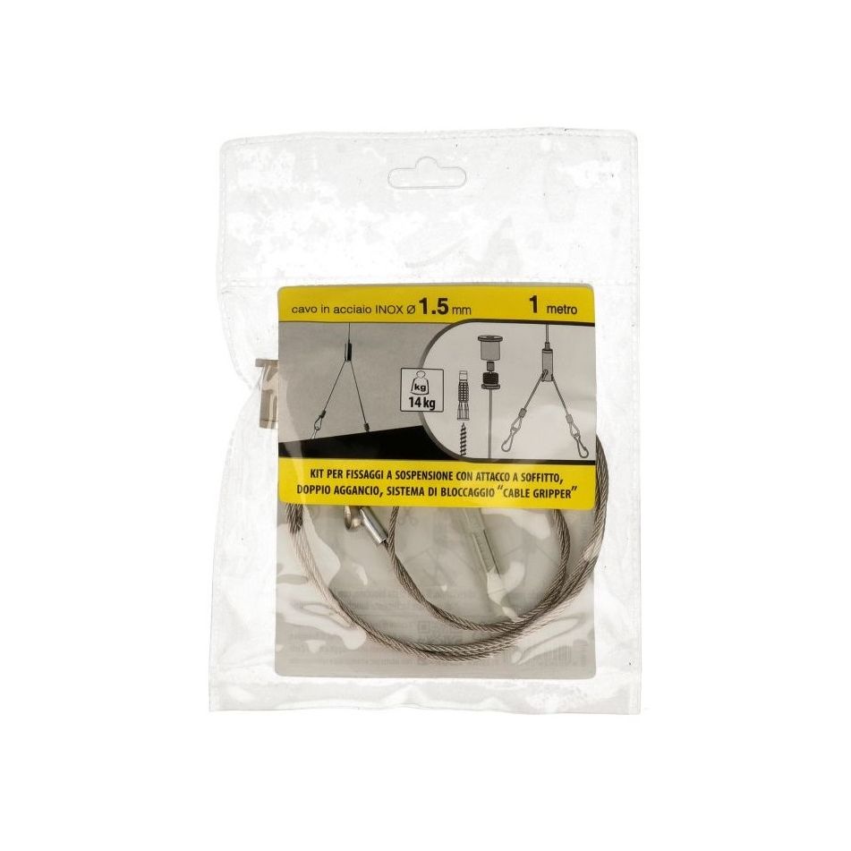 kit-pendinatura-a-soffitto-doppio-ball-cable-100cm