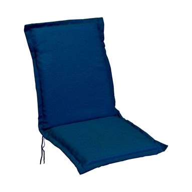 CUSCINO TOP SCHIENALE BASSO 45X94XH4CM BLU