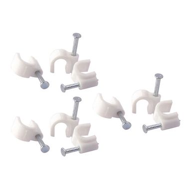 SET 50 GRAFFETTE TONDE CAVI 5-6MM CON CHIODO