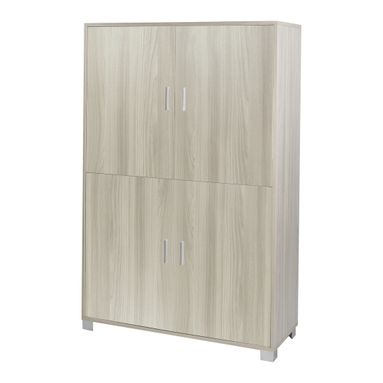 MOBILE 4 ANTE KIT 108X41XH161CM STRUTTURA OLMO CHIARO FRONTALE OLMO CHIARO