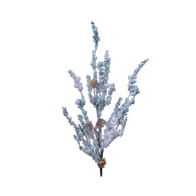BACCHE E PIGNE INNEVATE H60CM.