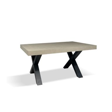 TAVOLO GONDAR 180-280X100XH75CM ARGILLA / ARGILLA