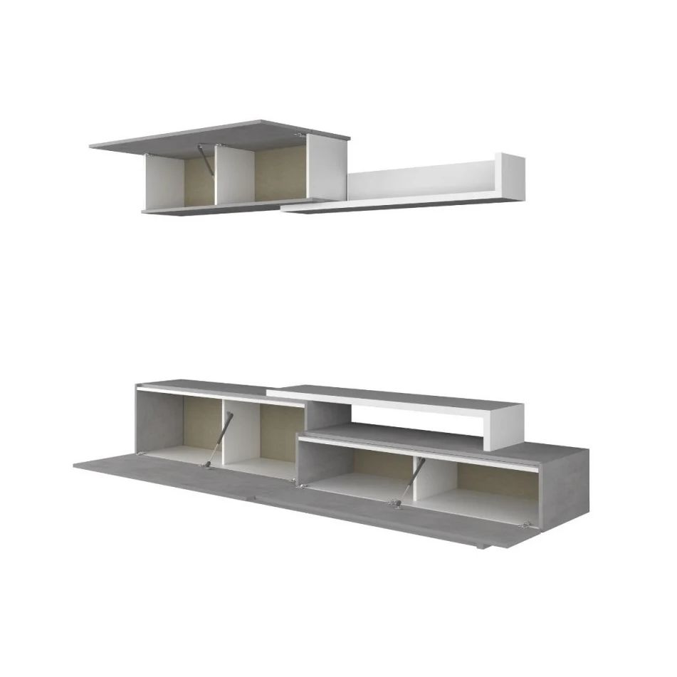 parete-attrezzata-ottanta-240x42cm-cemento-slash-bianco