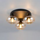 plafoniera-3xe14-divina-d-dot-40cm-nera-slash-vetri-ambra