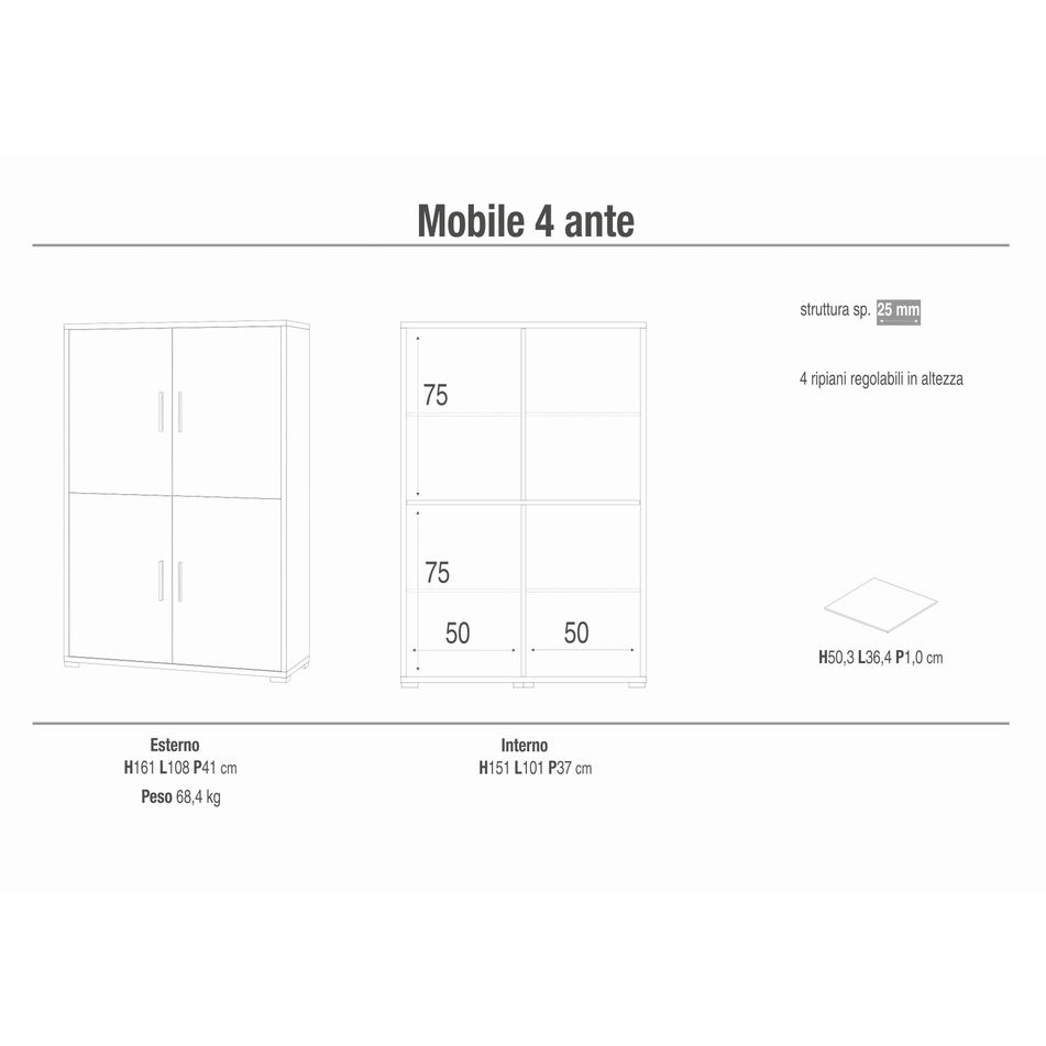 mobile-4-ante-kit-108x41xh161cm-struttura-cemento-frontale-ossido-bianco