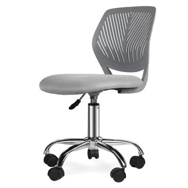 SEDIA DATTILO HOWARD 40X40XH85CM GRIGIA CON SPALLI
