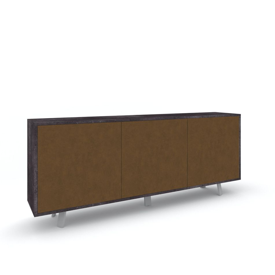 mobile-3-ante-kit-177x41xh74cm-struttura-ossido-nero-frontale-ruggine