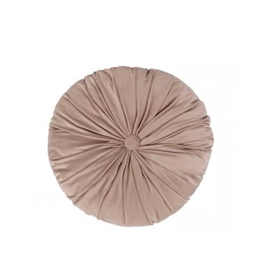 CUSCINO ODETTE D.38CM BEIGE IN VELLUTO