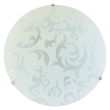 PLAFONIERA MELISSA E27 D.30CM IN VETRO ALABASTRO B
