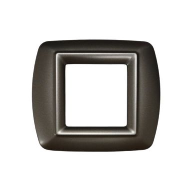 PLACCA MYLIFE 2 MODULI ALLUMINIO NOTTE