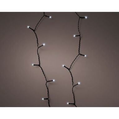 CATENA DI LUCI CON 368 LED PER INTERNO ED ESTERNO 27,5 METRI COLORE BIANCO FREDDO