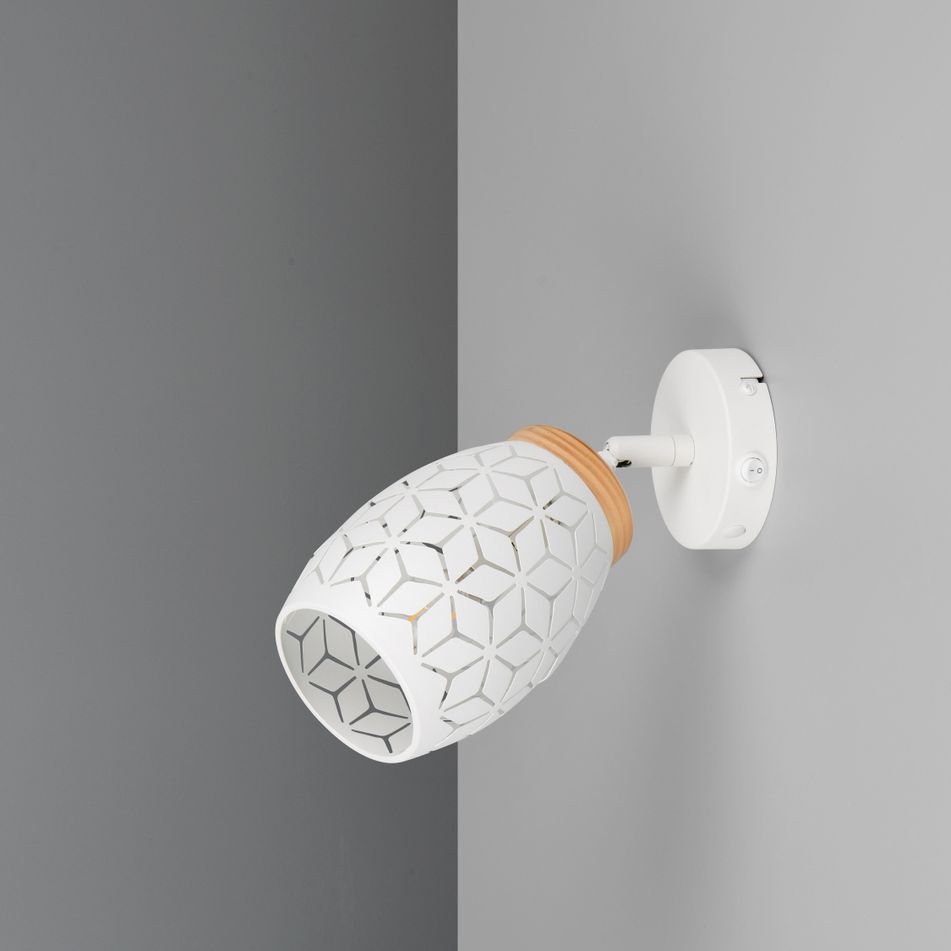 spot-e14-bidar-h17cm-bianco-slash-legno