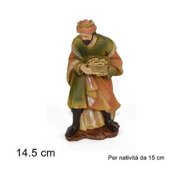 STATUA MELCHIORRE CM 15.