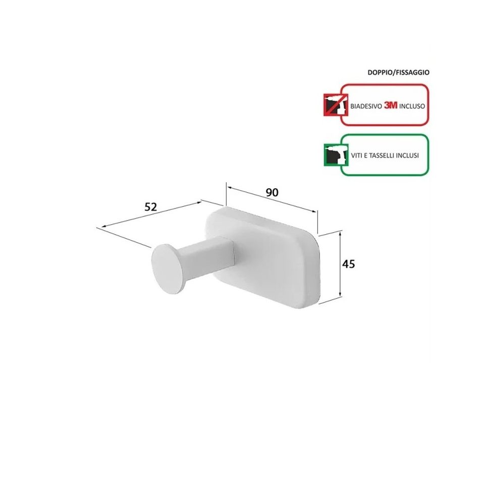 appendino-cubik-inox-bianco