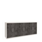 mobile-6-ante-kit-203x41xh84cm-struttura-ossido-bianco-frontale-ossido-nero