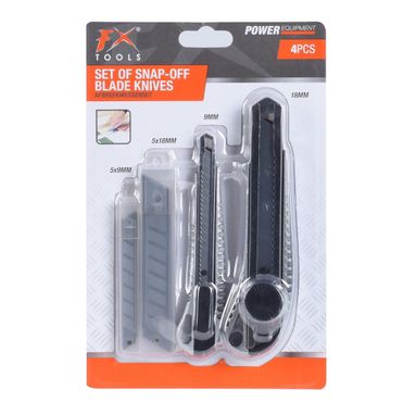 SET 2 CUTTER IN ALLUMINIO CON LAME DI RICAMBIO INC