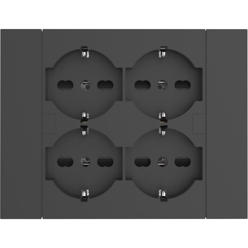 multipresa-quadra-da-parete-4-schuko-nera