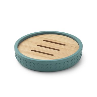PORTASAPONE THEA D.12XH3CM BAMBU / VERDE.