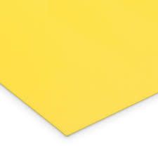 POLIPROPILENE COMPATTO GIALLO MT.1X1 SPESS.MM.1