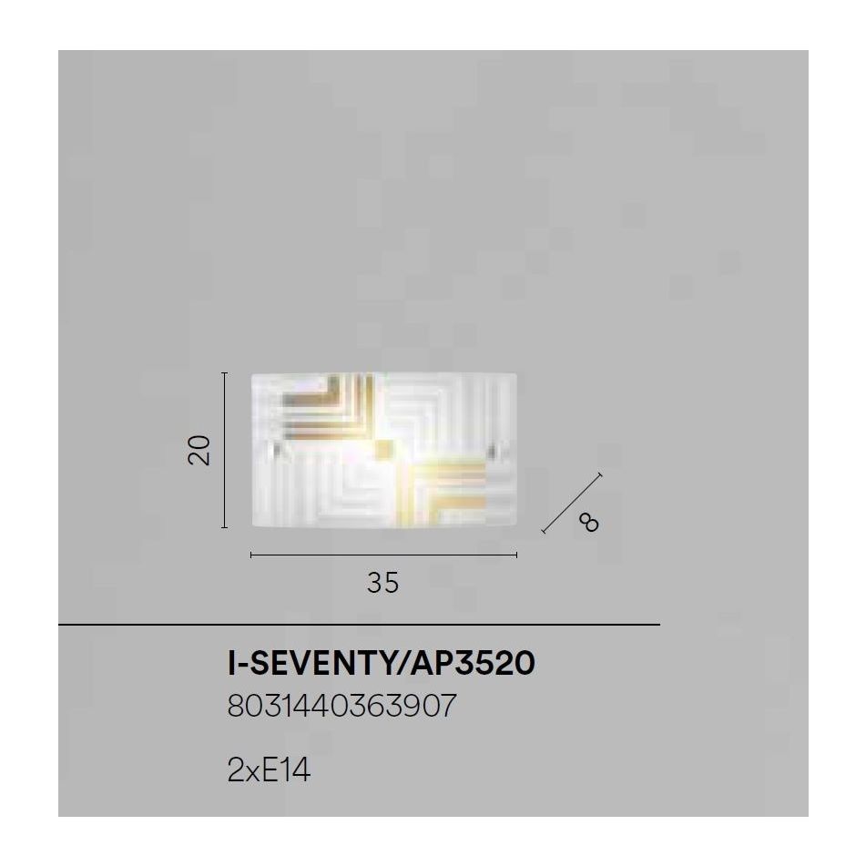 applique-seventy-2xe14-35x8xh20cm-bianca-slash-oro