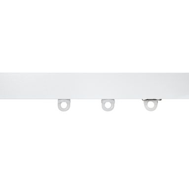 BASTONE QUADRO 160CM BIANCO