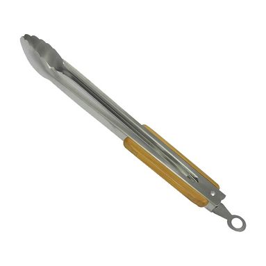 PINZA CLASSIC 40CM ACCIAIO INOX E LEGNO.