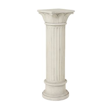 COLONNA DORICA H113CM DECORATIVA IN MAGNESIO.