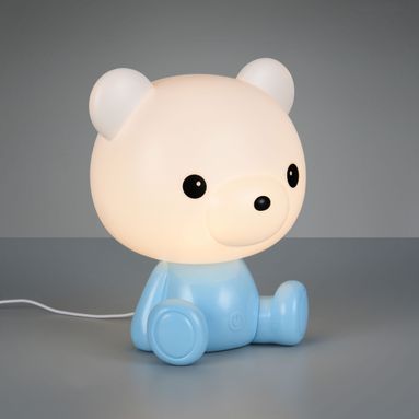 LAMPADA DA TAVOLO LED CUTIE 0,3W H26CM ORSO BLU