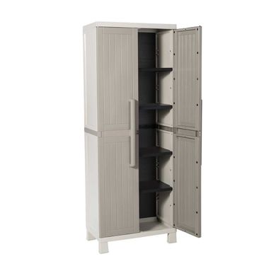 ARMADIO TUTTOPIANI WOOD MIDI 65X37XH173CM TORTORA.