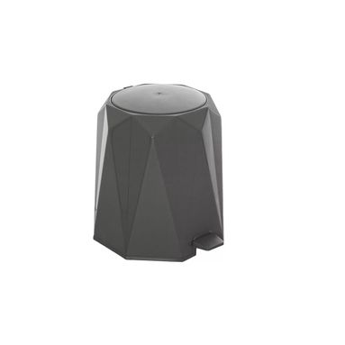 PATTUMIERA DIAMOND 6L 24XH26CM GRIGIA A PEDALE
