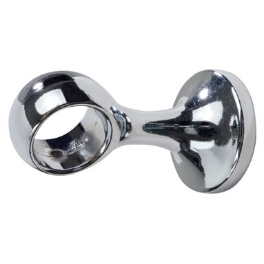 SET 2 SUPPORTI 6CM MONOBLOCCO IN ALLUMINIO CROMO