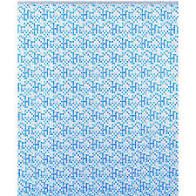 TENDA DOCCIA IN VINILE AZZURRO 120X200