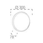 plafoniera-led-ever-bianca-28w-3-4000k-d-dot-30cm-ip6