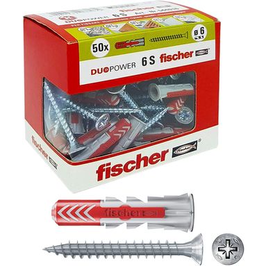 TASSELLI CON VITE 6X3CM DUOPOWER 6SY 50 PEZZI