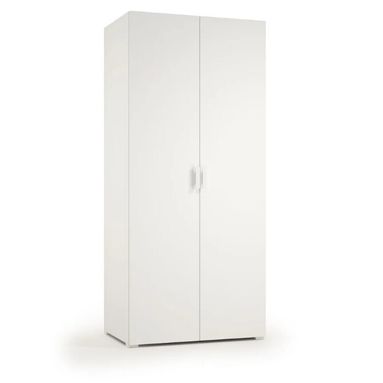 ARMADIO B&B 80X52XH180CM BIANCO/ROVERE RIGATO.