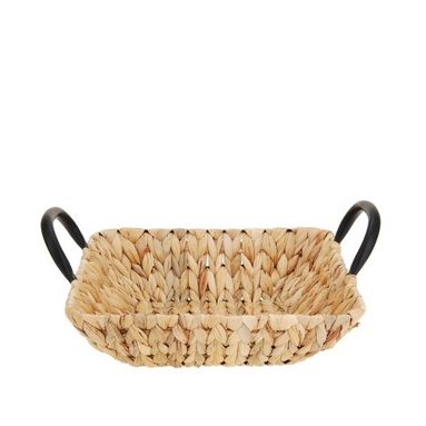 CESTINO NATURALE 28X28XH8CM
