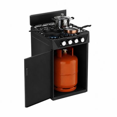 CUCINA A GAS M. POKER-G NERA PORTABOMBOLA