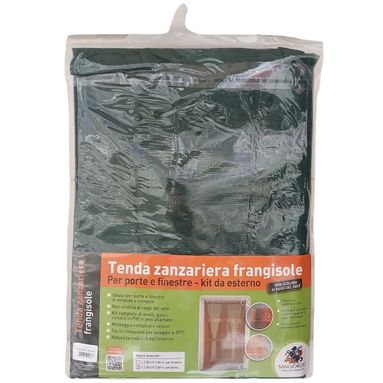 TENDA ZANZARIERA VERDE 150XH250CM PER PORTA