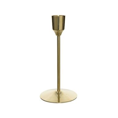 PORTA CANDELE IN OTTONE ORO H20.50CM