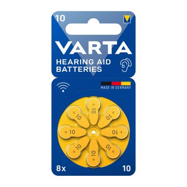 PILA VARTA APPARECCHI ACUSTICI TIPO 10 X8