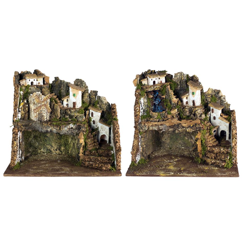 scenario-con-case-e-grotta-45x30xh38cm-con-luci-in