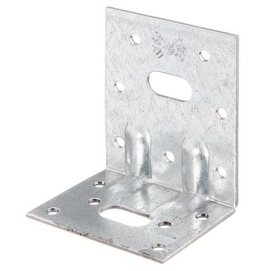 PIASTRA ANGOLARE 50X77X64MM ZINCATA