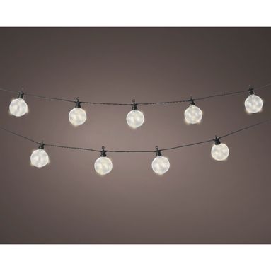LUMINARIA PER ESTERNO 270CM CON 10 SFERE IP44.