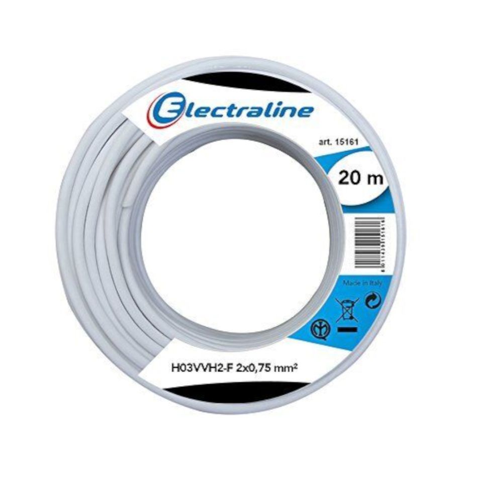 cavo-multipolare-h03vvh2-f-2x075-20m-bianco