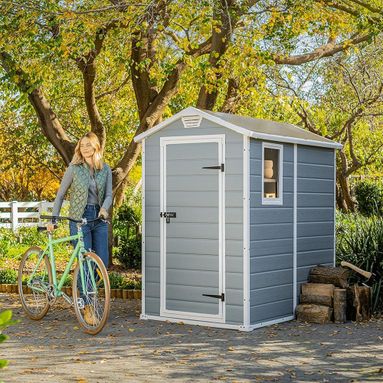 KETER CASETTA DA GIARDINO MANOR 4x6 GRIGIO