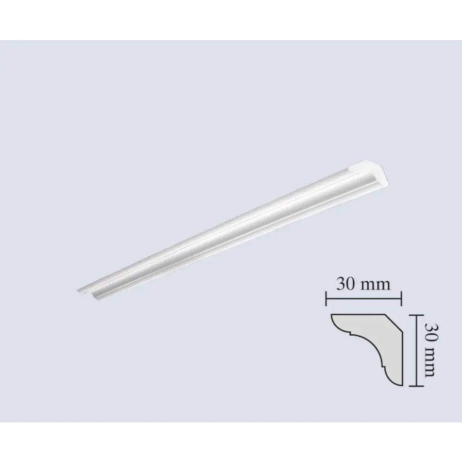 cornice-a40-30x30x2000mm-in-polistirolo